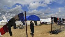 مخيم الهول لنازحين بسورية (Getty)