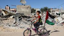 العدوان الإسرائيلي يحلق الدمار بقطاع غزة (سعيد خطيب/ فرانس برس)