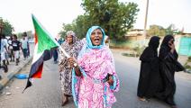 متظاهرون ضد الانقلاب في السودان
