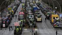 احتجاجات المزارعين في برلين ألمانيا (فرانس برس)