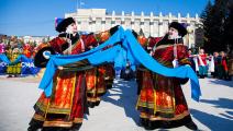 احتفال برأس السنة البوذية في ترانسبايكال الروسية