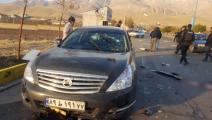 سيارة محسن فخري زادة - إيران - تويتر