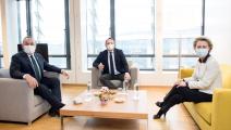 مولود جاووش أوغلو يلتقي رئيسة المفوضية الأوروبية(الأناضول)