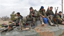 عناصر من جيش النظام السوري (فرانس برس)
