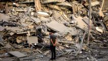 دمار وإخلاء منازل في غزة 1 (محمد الحجار)