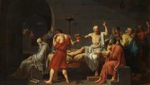 لوحة "موت سقراط" لـ جان لوي دافيد