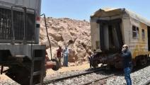حادث قطار في أسوان المصرية (فيسبوك)