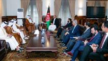 المبعوث الخاص لوزير الخارجية القطري يجتمع مع مسؤولين أفغان (تويتر)