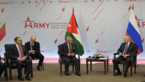 العاهل الأردني مع الرئيس الروسي