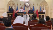 مؤتمر صحافي لوزراء خارجية ودفاع قطر والولايات المتحدة/العربي الجديد