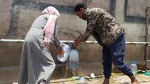ساهمت مجموعة خيرية في توفير مياه صالحة للشرب في صنعاء (محمد حمود/ Getty)