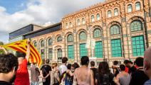 احتجاجات في برشلونة ضد ارتفاع أسعار الكهرباء (Getty)