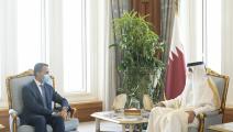 أمير قطر يلتقي وزير الخارجية الايطالي (الديوان الأميري القطري)
