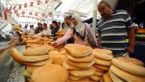 أسواق تونس خبز تونس (فتحي بلعيد/ فرانس برس)