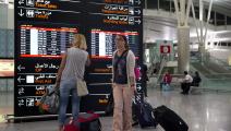 ألغيت الرحلات الجوية التي كانت مقررة من تونس وإليها (كنزو تريبويار/فرانس برس)