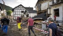أضرار ما بعد فيضانات 2021 في ألمانيا (توماس لونس/ Getty)