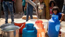 أزمة مياه شرب في الحسكة في سورية (فيسبوك)