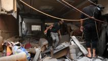 قصف إسرائيلي على مخيم رفح 1 ديسمبر