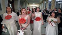 مناهضات لزواج الأطفال في ولاية ماساتشوستس (ديفيد رايان/Getty)