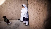 أفغانية تعاني من سرطان الثدي/مجتمع (بهروز مهري/ فرانس برس)
