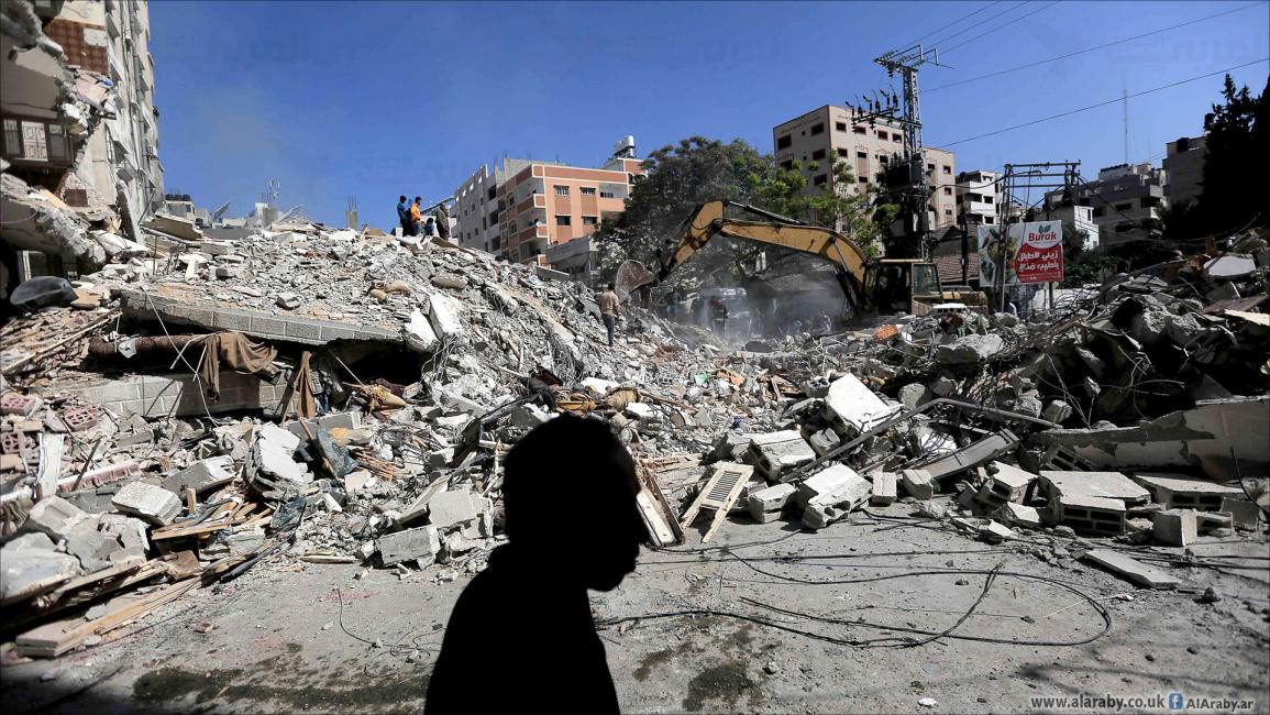 مجزرة للإحتلال في غزة 6(عبد الحكيم أبو رياش/العربي الجديد)