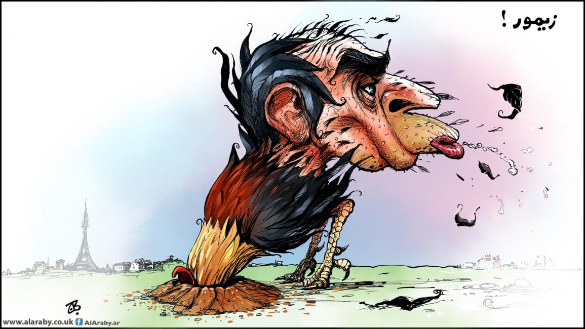 كاريكاتير ايريك زيمور / حجاج