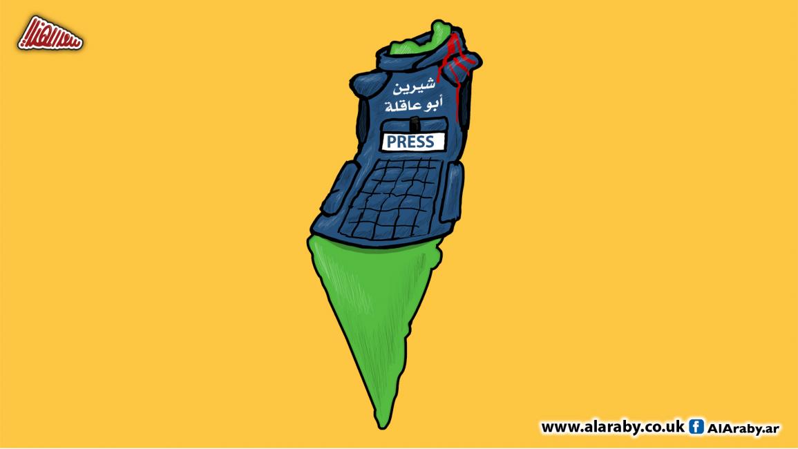 كاريكاتير فلسطين شيرين / المهندي