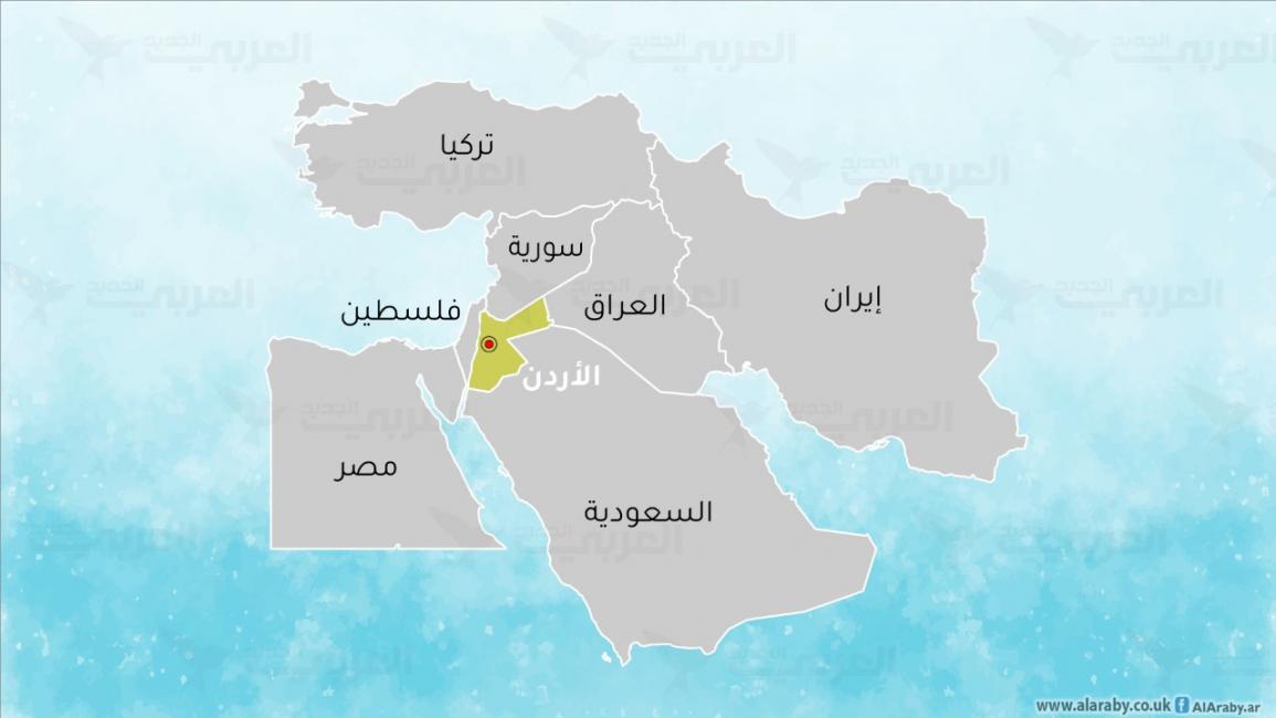 خريطة الأردن