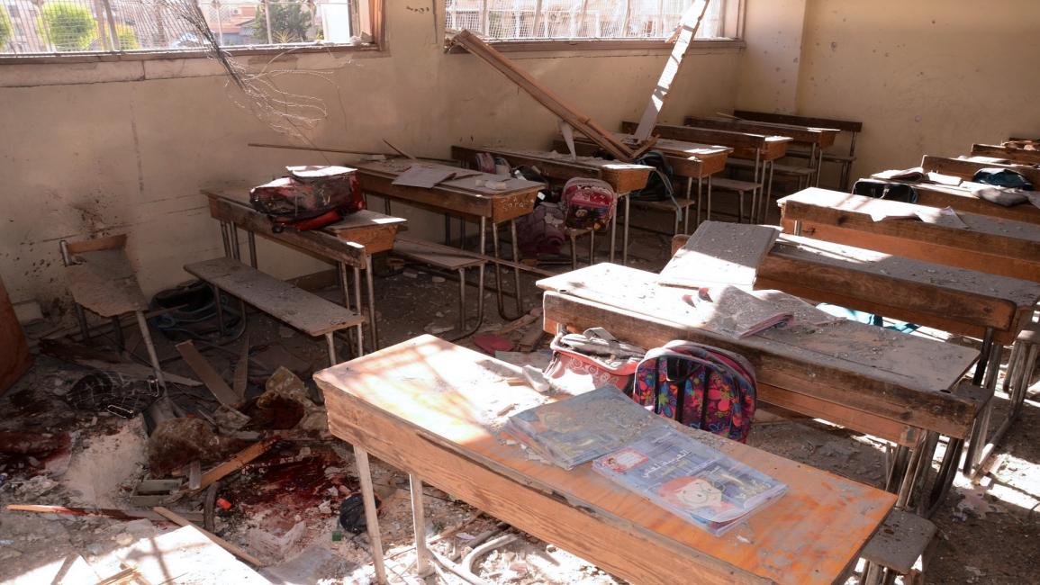 سورية- مجتمع- مدارس حلب (جورج أورفاليان- فرانس برس)