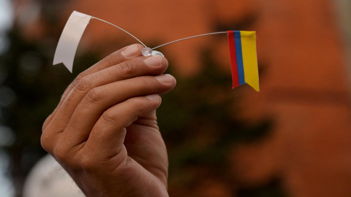 كولومبيا/توقيع اتفاق سلام مع فارك/سياسة/ديانا سانشيز/فرانس برس