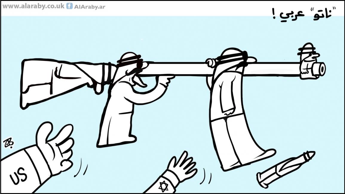 كاريكاتير ناتو عربي / حجاج