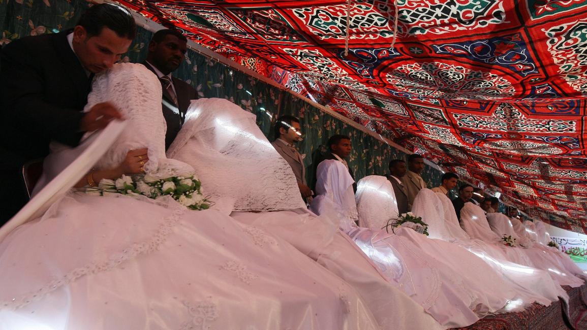 العادات والتقاليد تحكم الزواج في الأردن (عوض عوض/فرانس برس)