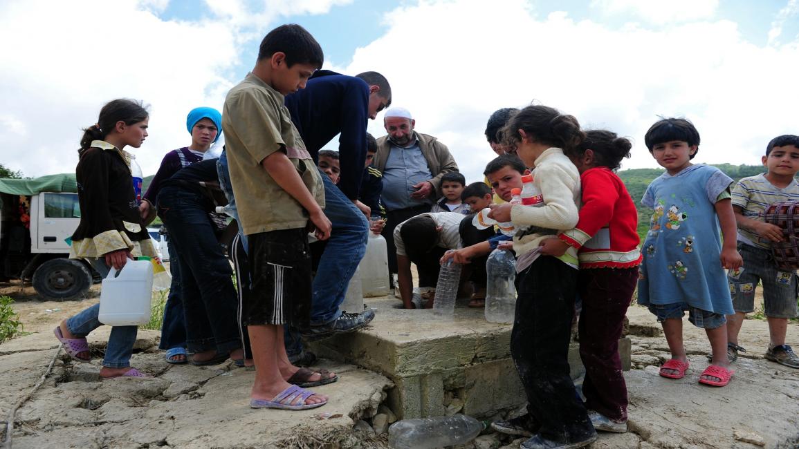 أزمة المياه في إدلب(مصطفى أوزر/فرانس برس)