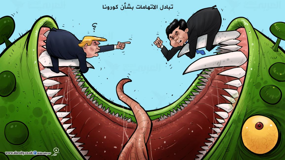 كاريكاتير ترامب والصين / فهد 