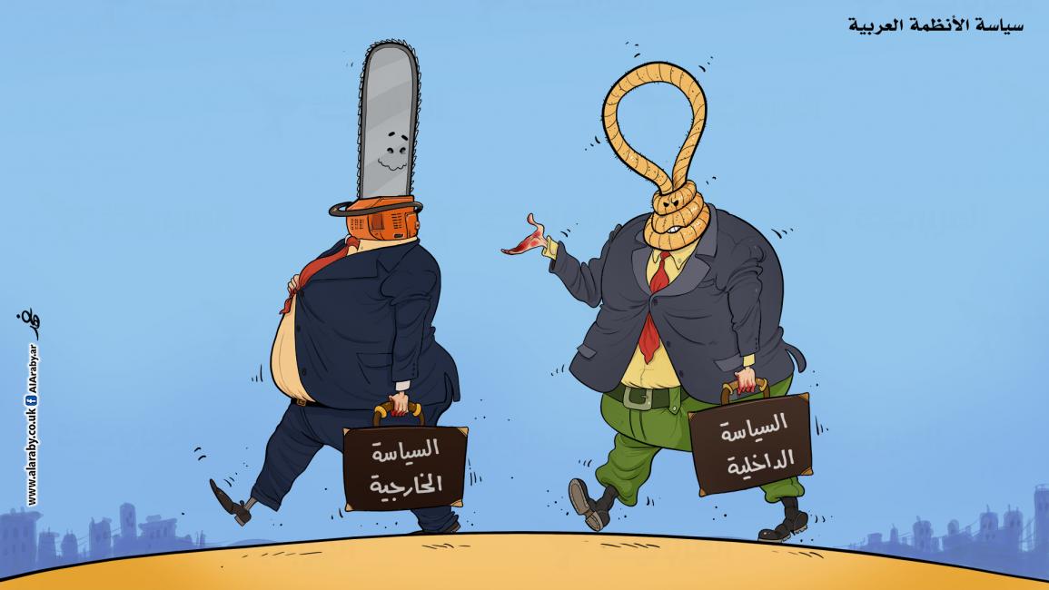 كاريكاتير سياسة الانظمة / فهد