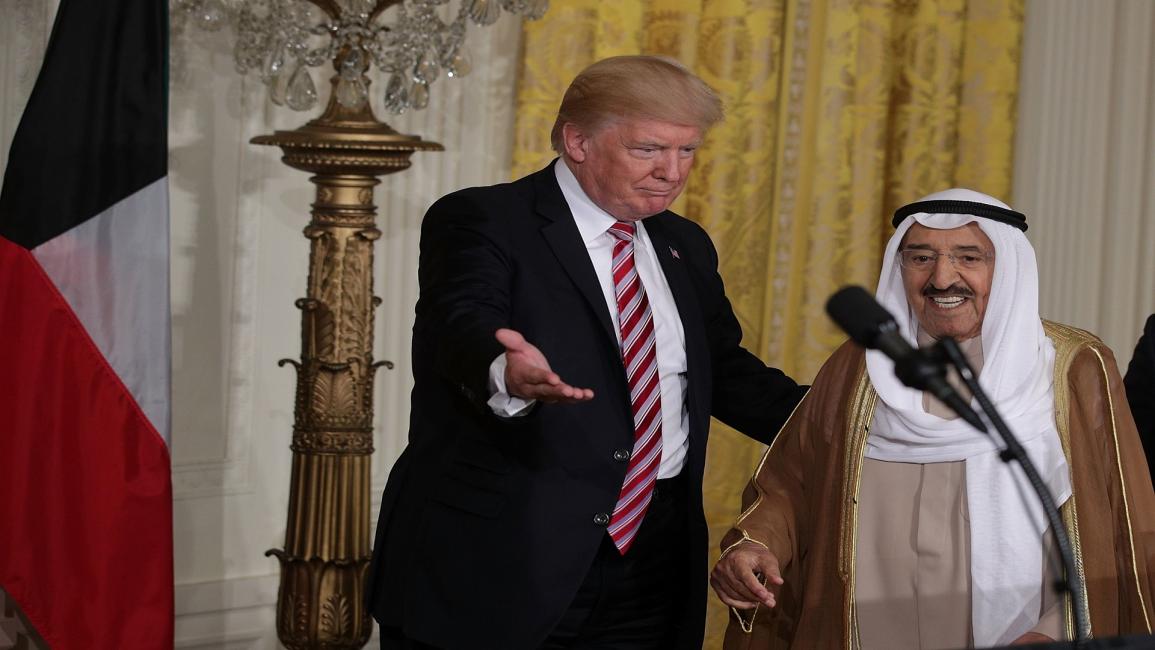 ترامب وأمير الكويت (زيارة أمير الكويت إلى الولايات المتحدة)