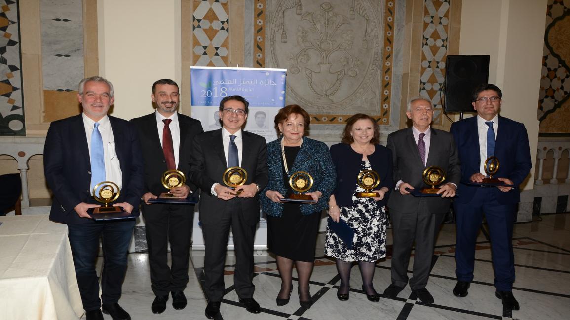 جوائز البحث العلمي في لبنان/13-12-2018 (العربي الجديد)