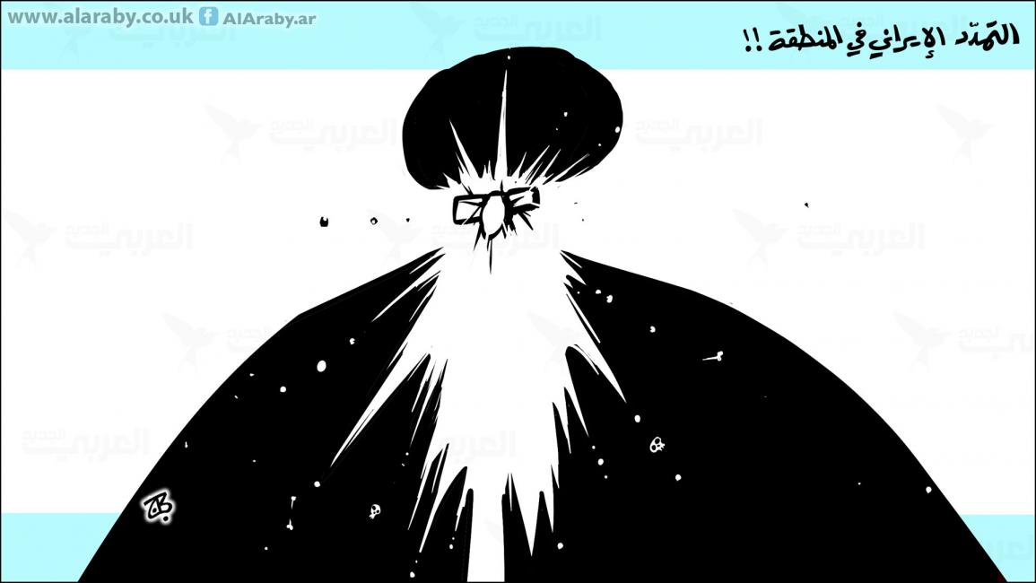 كاريكاتير التمدد الايراني / حجاج