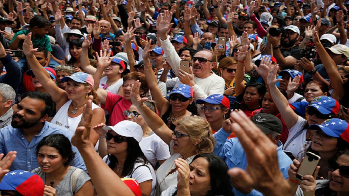 فنزويلا/ تظاهرات ضد مادورو(Getty)