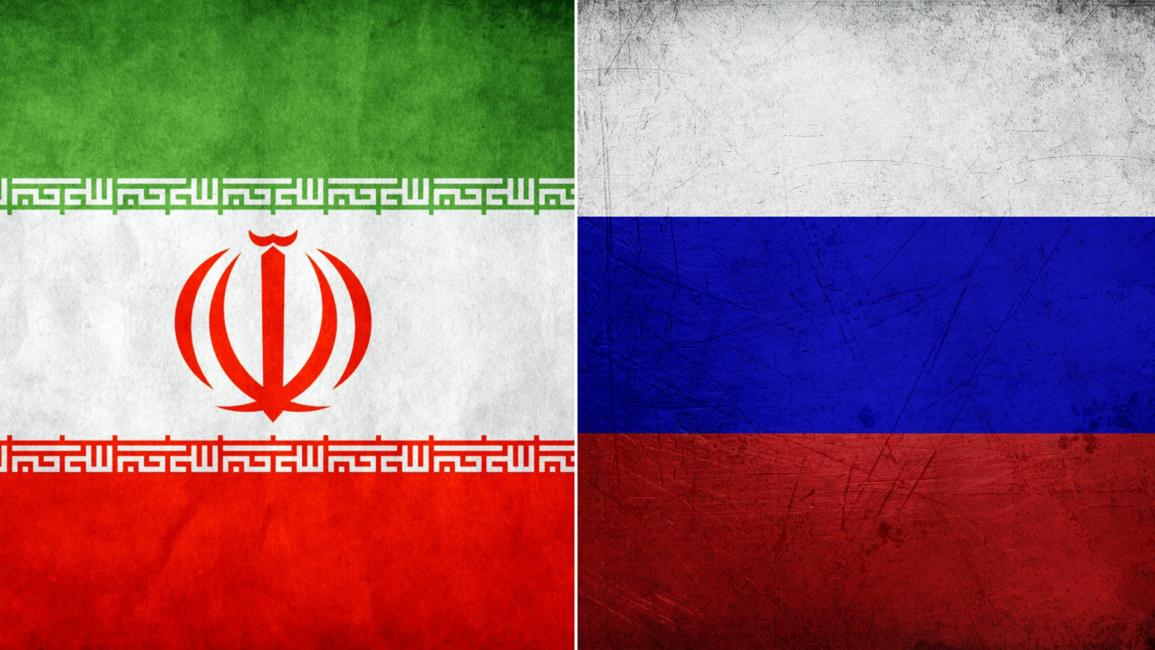 iranian russian flag