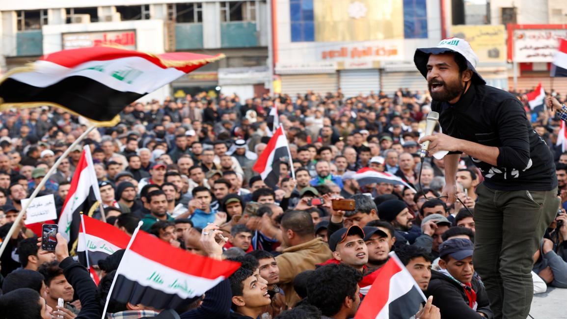 العراق/سياسة/تظاهرات البصرة/(مرتضى سوداني/الأناضول)