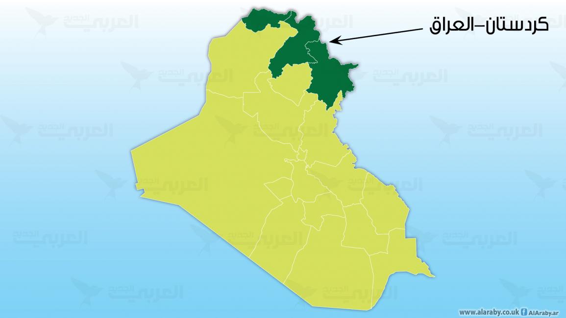 خريطة كردستان-العراق