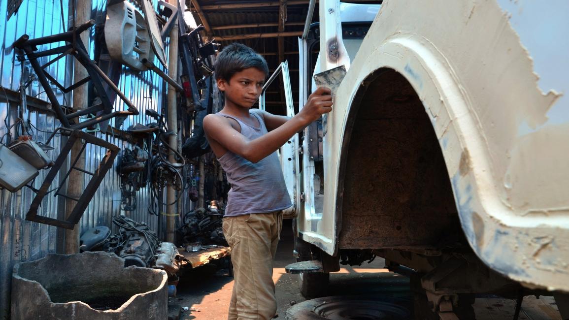 طفل عامل في الهند (فرانس برس)