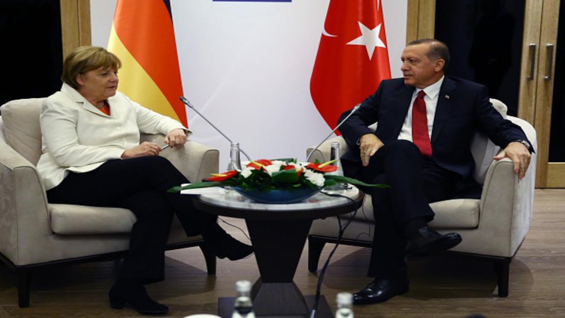 ألمانيا/سياسة/أردوغان وميركل/(كايهان أوزر/الأناضول)