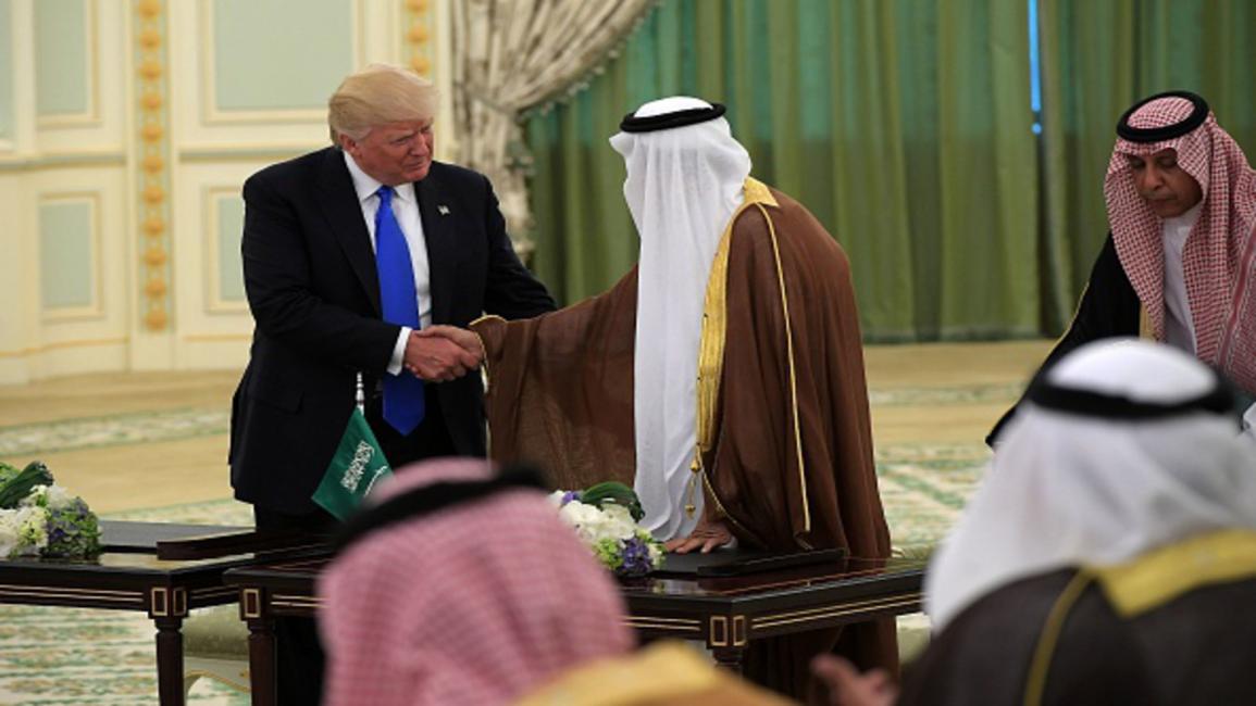 السعودية/سياسة/الملك سلمان وترامب/(مانديل نغان/فرانس برس)
