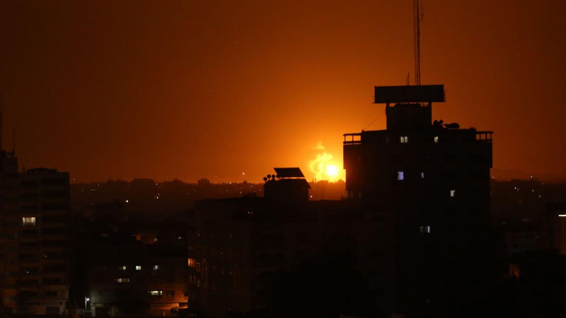 قصف غزة (غيتي)