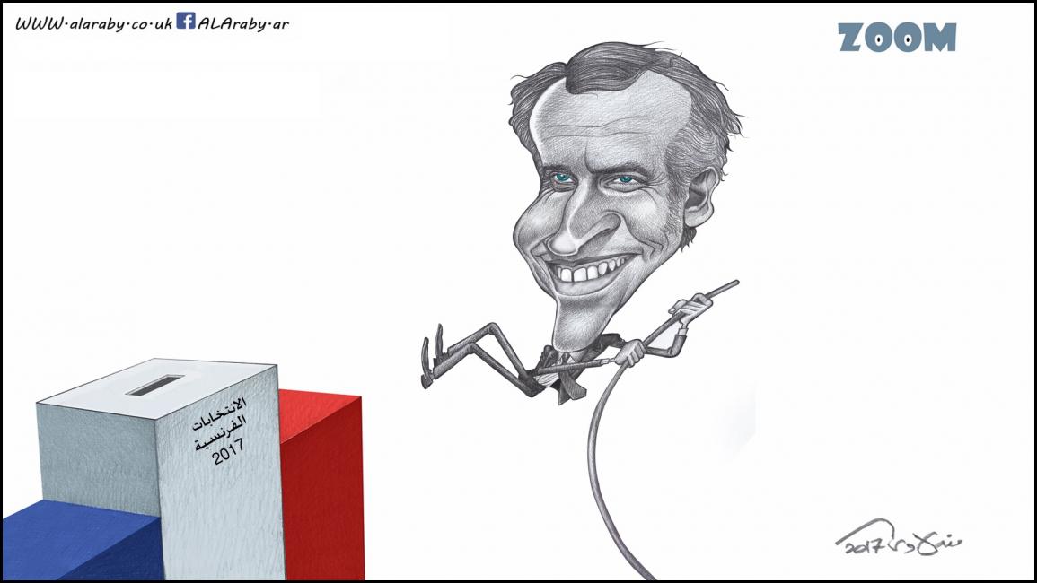 كاريكاتير ماكرون فرنسا / علي 