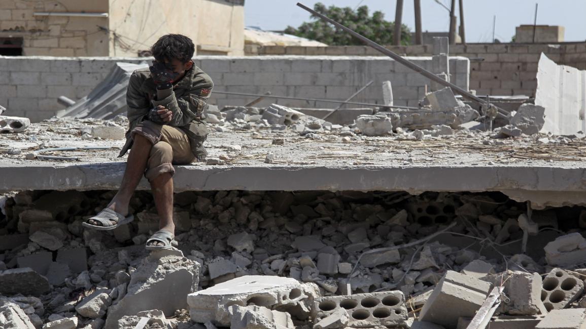 قصف المدنيين في سورية بالأسلحة المحظورة (عامر الحموي/فرانس برس)