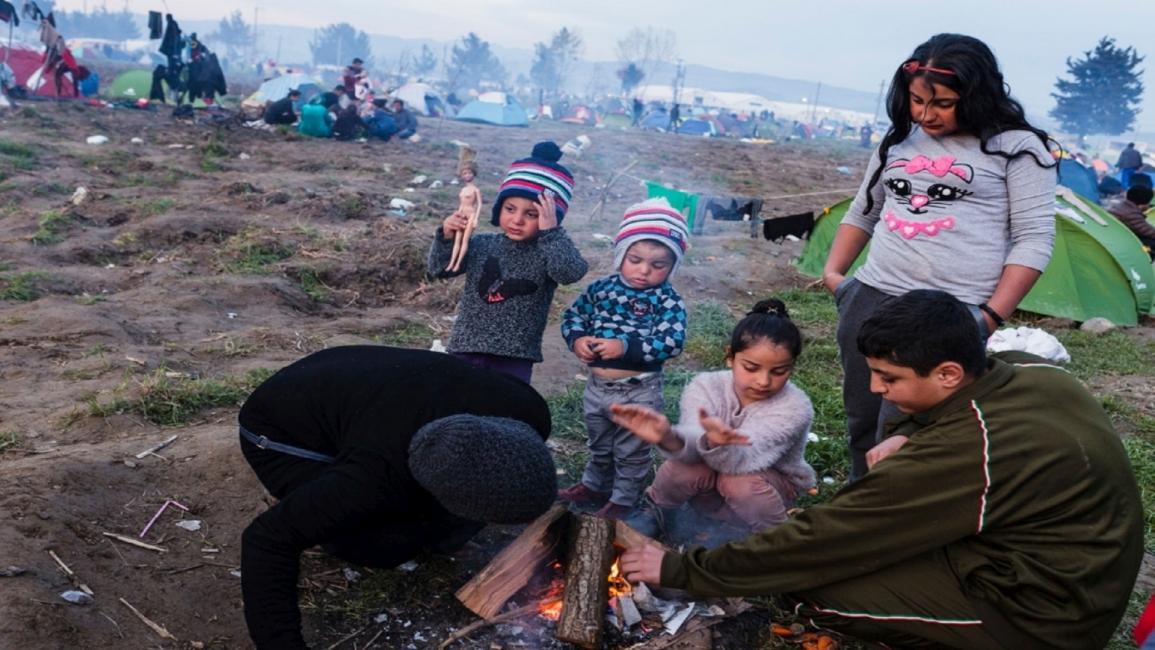 اليونان- مجتمع- لاجئون سوريون في اليونان (المفوضية العليا للاجئين/تويتر)