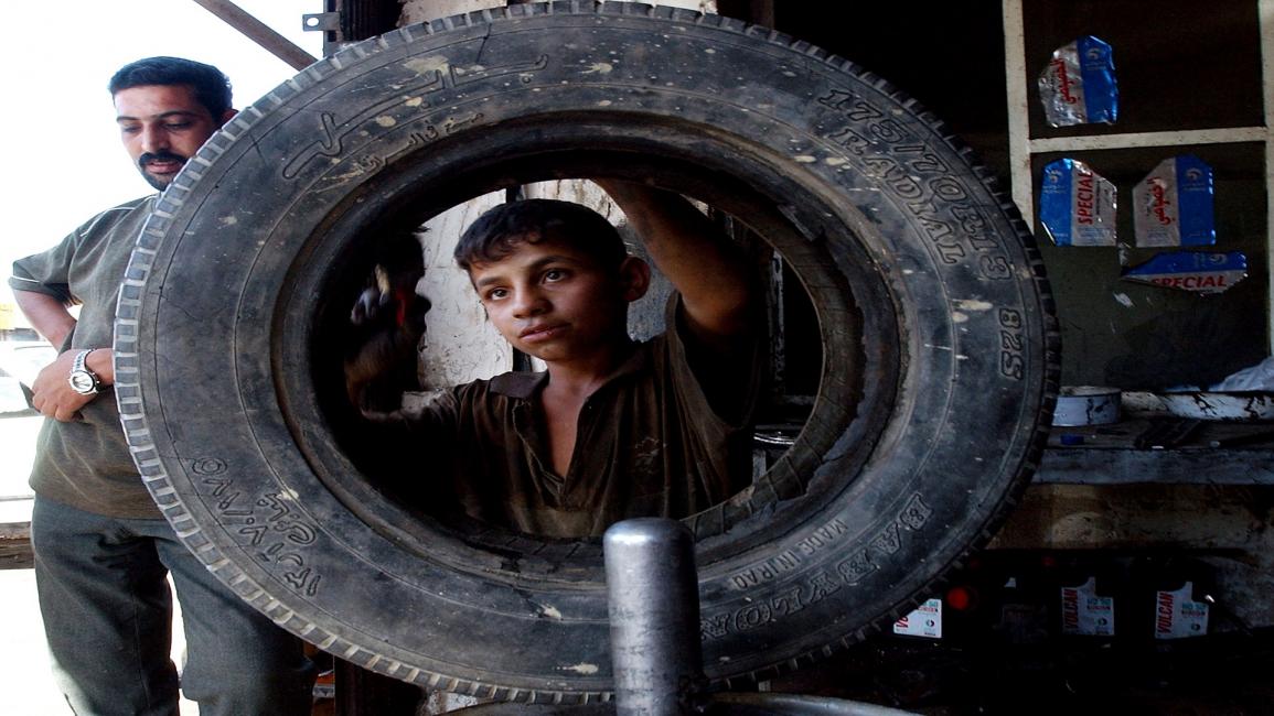 طفل عراقي عامل- Getty